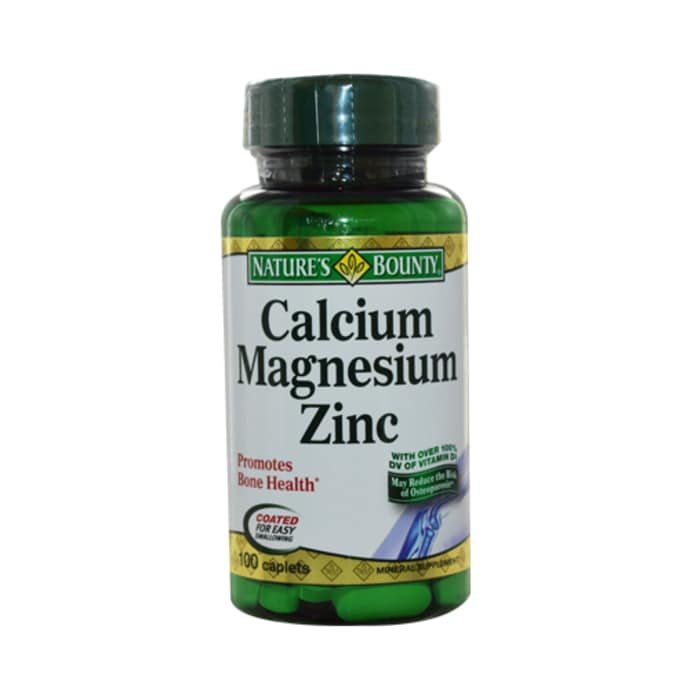 CALCIUM MAGNESIUM &ZINC X 100